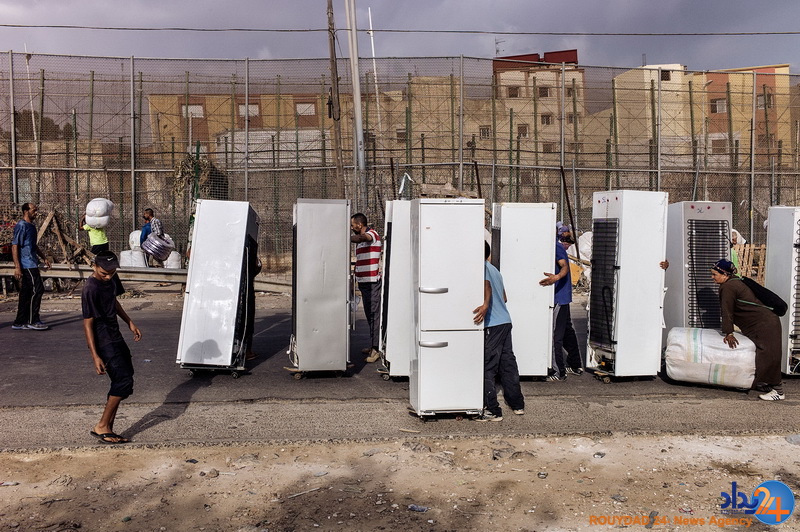 قاچاق کالا در مرز اسپانیا و مراکش