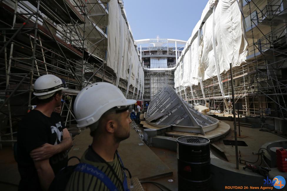 ساخت بزرگترین کشتی تفریحی جهان‎