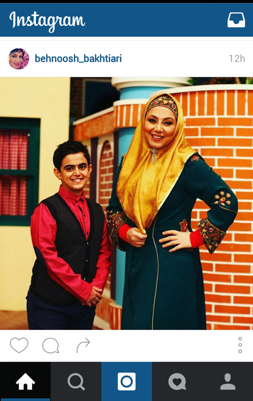 کنایه بهنوش بختیاری به امیر محمد