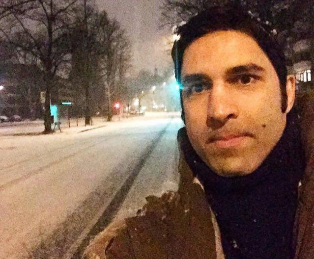 سلفی هلی کوپتر در برف! (عکس)