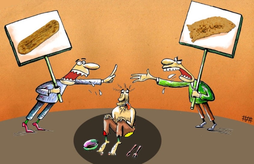 انعكاس اغراق‌آميز معيشت مردم در بحث‌هاي انتخاباتي /کاریکاتور