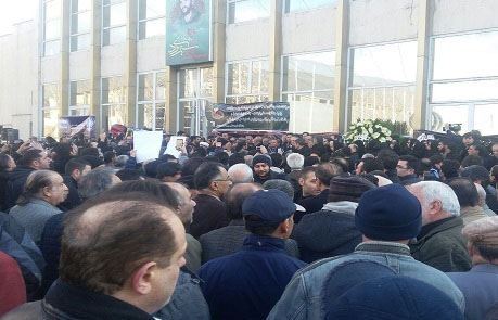 مراسم تشییع پیکر همایون بهزادی (تصاویر)