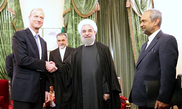 دیدار مدیران ایرباس و توتال با روحانی (تصاویر)