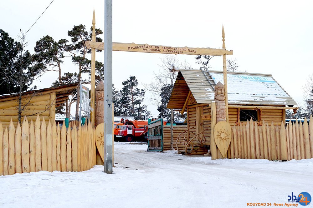 زمستان در دریاچه بایکال