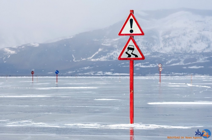 زمستان در دریاچه بایکال