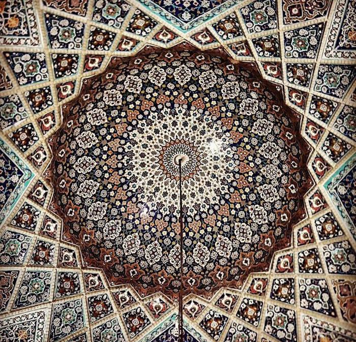 نقوش مسحورکننده مساجد در ایران (تصاویر)