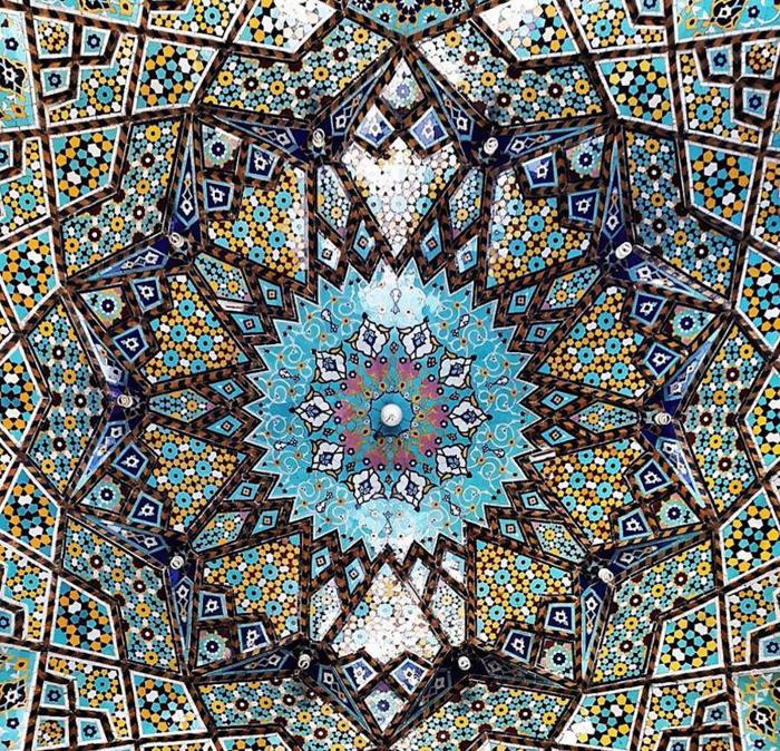نقوش مسحورکننده مساجد در ایران (تصاویر)