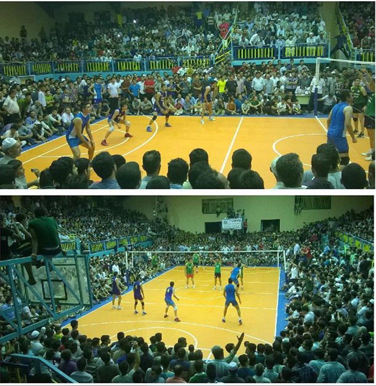 گنبد در تسخیر والیبال (عکس)