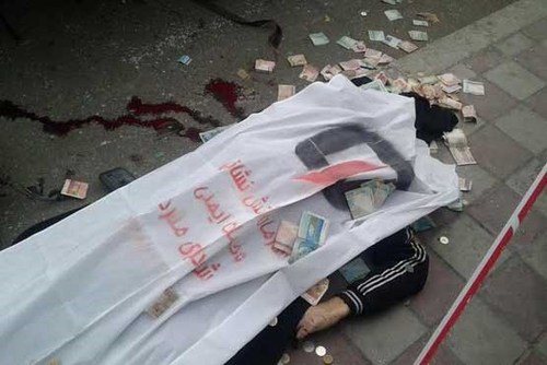 سانحه دلخراش سقوط پل عابر بر روی پراید (تصاویر)