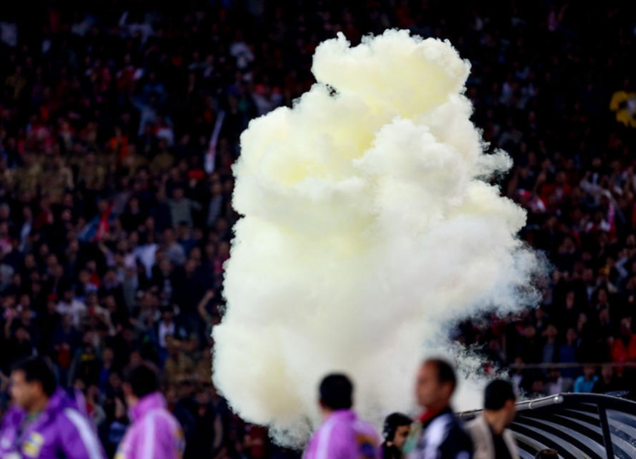 زد و خورد در دیدار پرسپولیس و تراکتور (تصاویر)