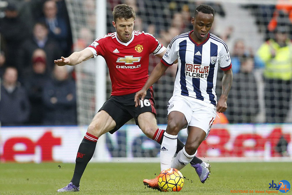 دیدار تیم های فوتبال وست برومویچ و منچستریونایتد