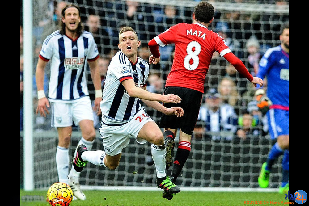 دیدار تیم های فوتبال وست برومویچ و منچستریونایتد