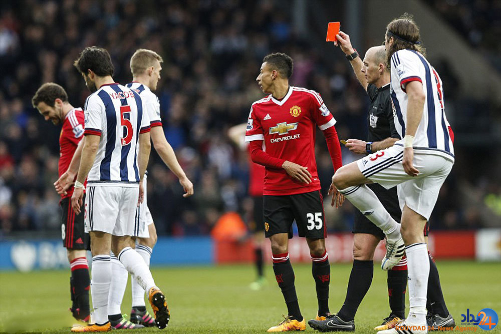 دیدار تیم های فوتبال وست برومویچ و منچستریونایتد