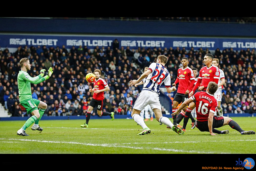 دیدار تیم های فوتبال وست برومویچ و منچستریونایتد