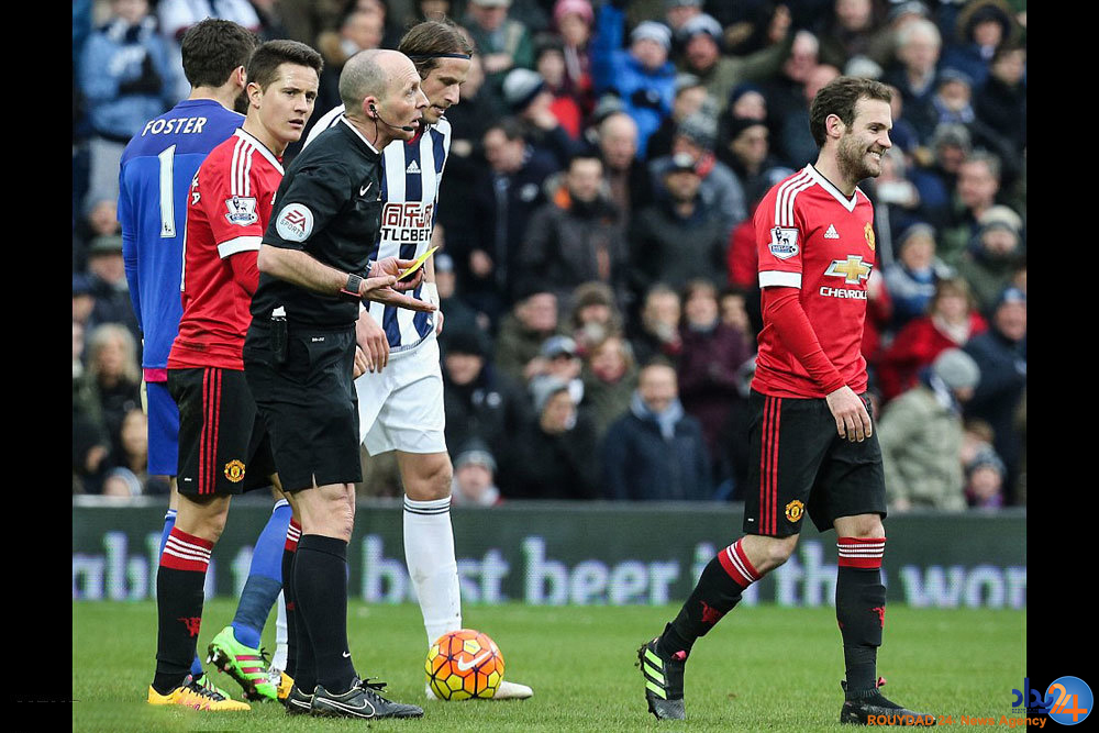 دیدار تیم های فوتبال وست برومویچ و منچستریونایتد