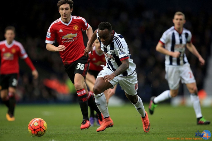 دیدار تیم های فوتبال وست برومویچ و منچستریونایتد