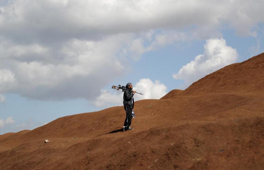 بی کاری در جبهه سوریه (تصاویر)