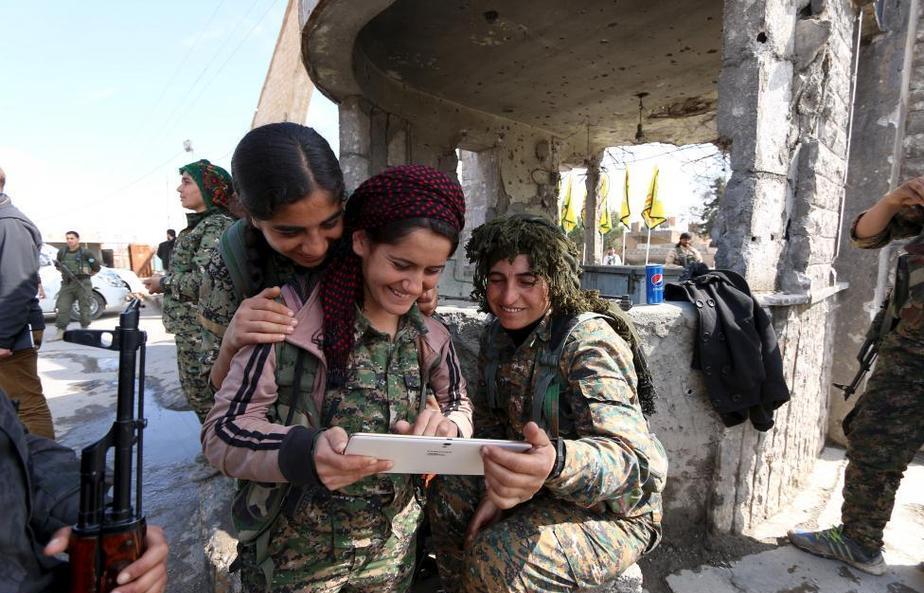 بی کاری در جبهه سوریه (تصاویر)