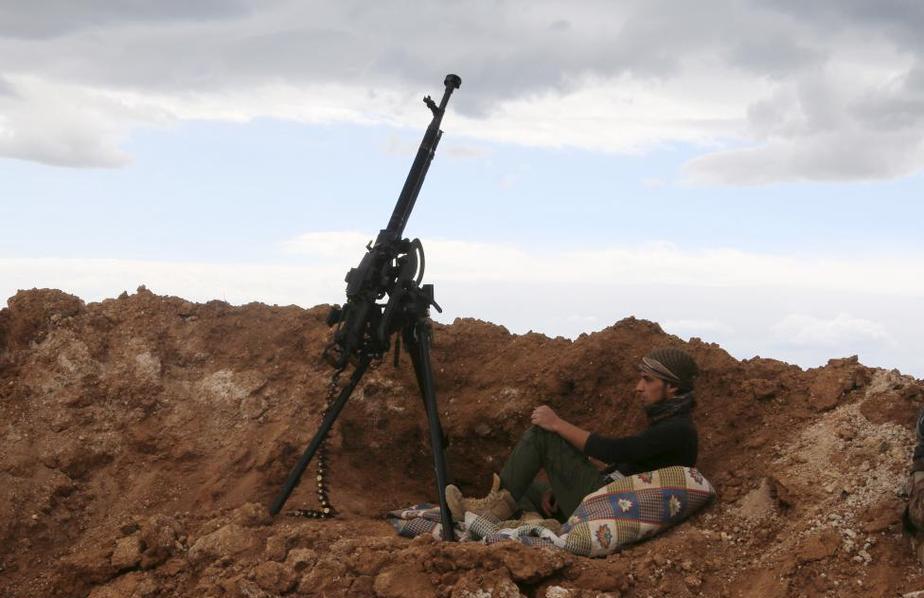 بی کاری در جبهه سوریه (تصاویر)