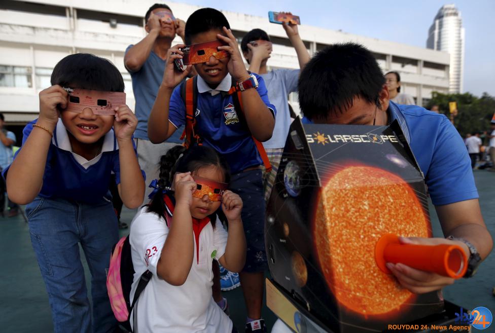 خورشید گرفتگی در اندونزی