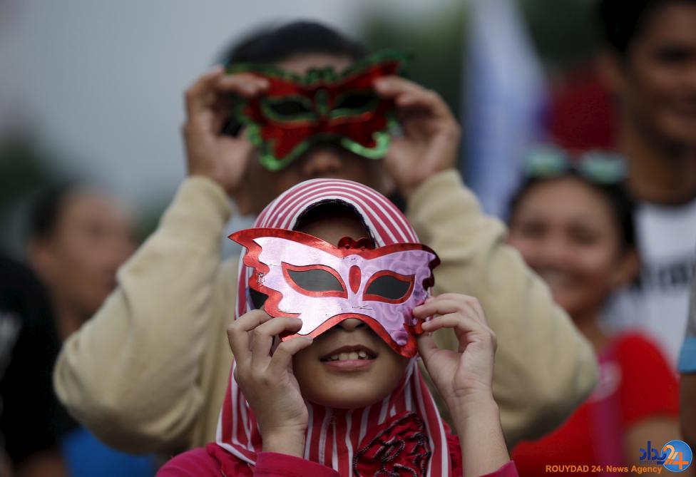 خورشید گرفتگی در اندونزی