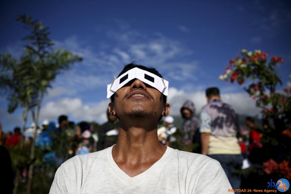 خورشید گرفتگی در اندونزی