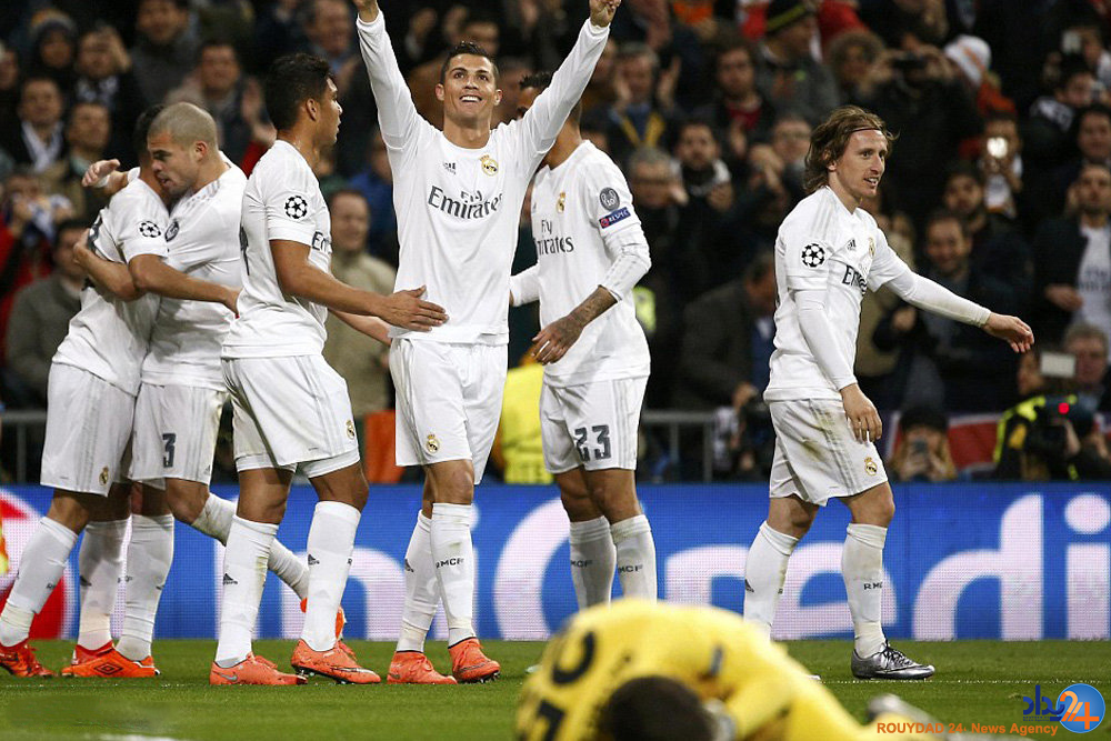 دیدار تیم های رئال مادرید و آ اس رم