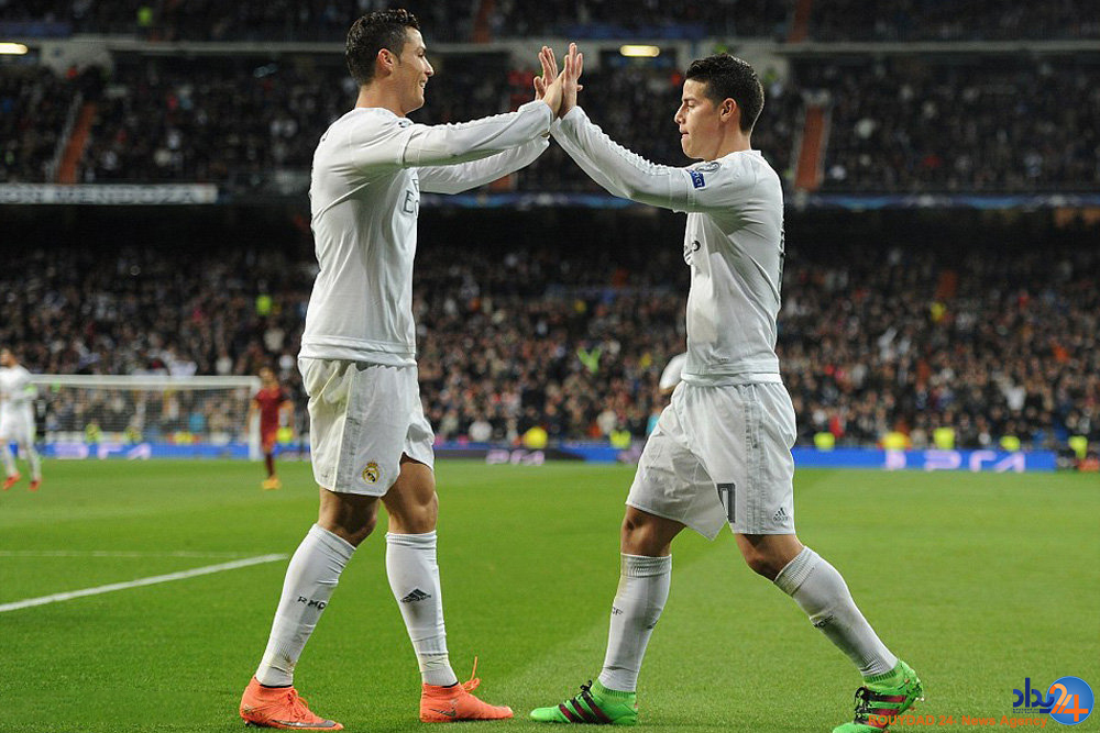 دیدار تیم های رئال مادرید و آ اس رم