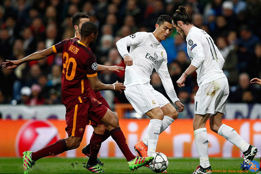 دیدار تیم های رئال مادرید و آ اس رم