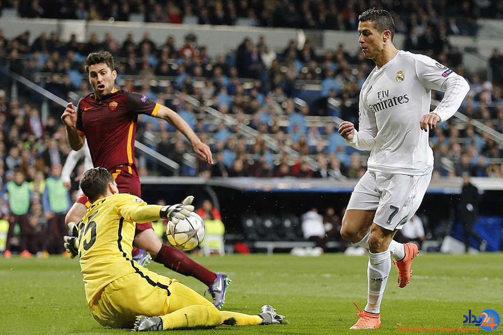 دیدار تیم های رئال مادرید و آ اس رم