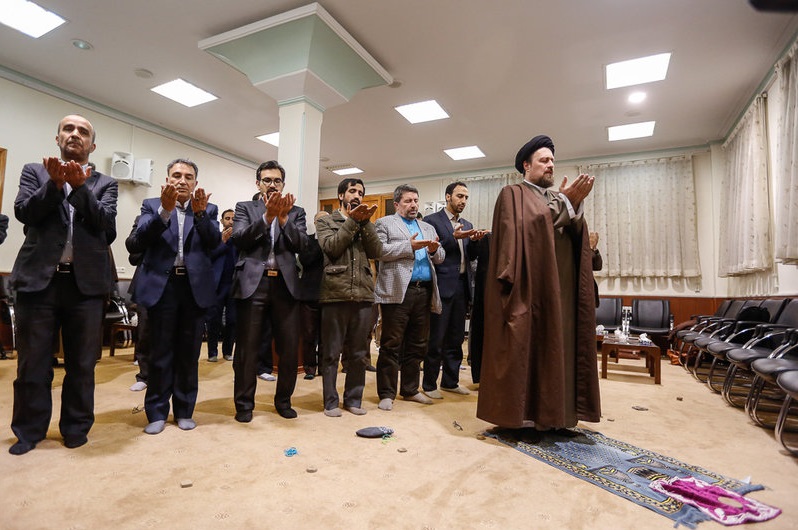 دیدار جمعی از اهالی رسانه و فرهنگ با سید حسن خمینی