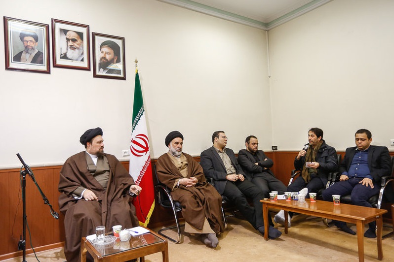 دیدار جمعی از اهالی رسانه و فرهنگ با سید حسن خمینی
