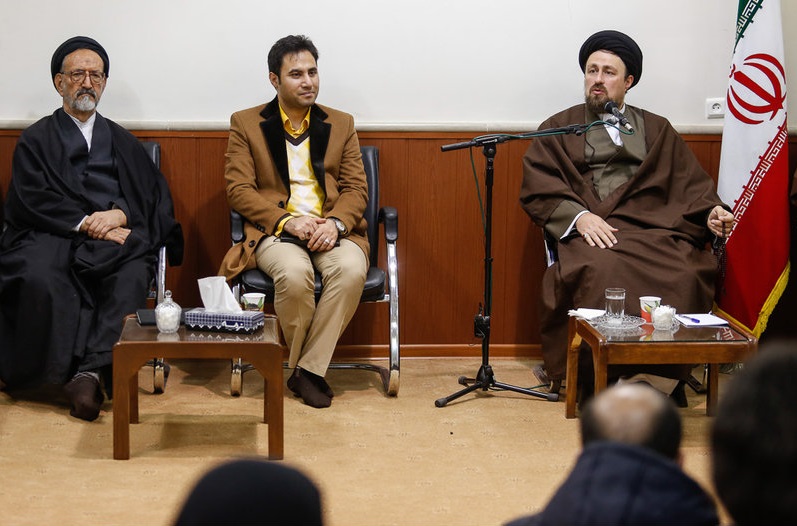 دیدار جمعی از اهالی رسانه و فرهنگ با سید حسن خمینی