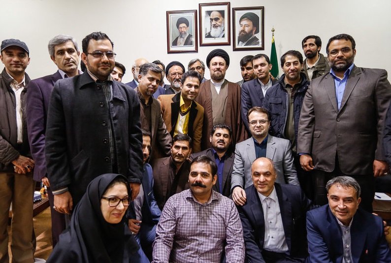 دیدار جمعی از اهالی رسانه و فرهنگ با سید حسن خمینی