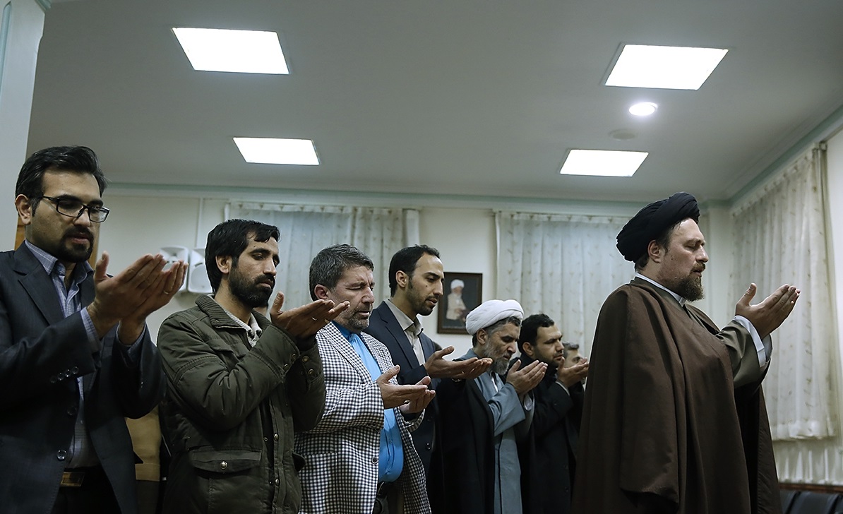 دیدار جمعی از اهالی رسانه و فرهنگ با سید حسن خمینی