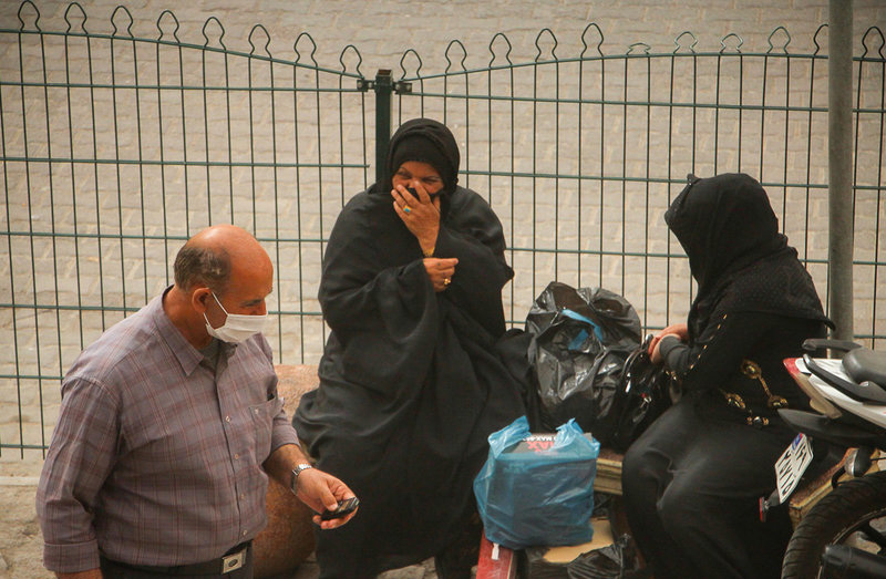 گرد و غبار در هوای اهواز