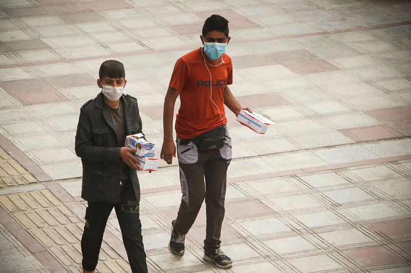 گرد و غبار در هوای اهواز