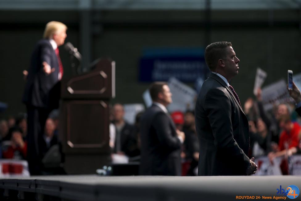 پر کاری گارد امنیتی کاندیدا های آمرکایی