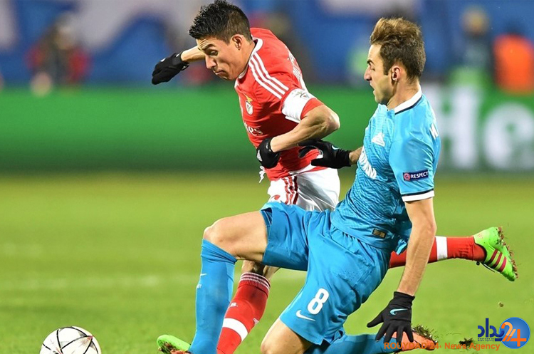 صعود بنفیکا به جمع هشت تیم برتر لیگ قهرمانان اروپا