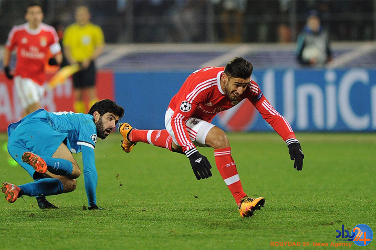 صعود بنفیکا به جمع هشت تیم برتر لیگ قهرمانان اروپا