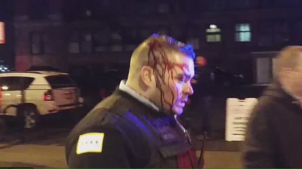 انتخابات آمریکا به درگیری خیابانی کشیده شد (تصاویر)