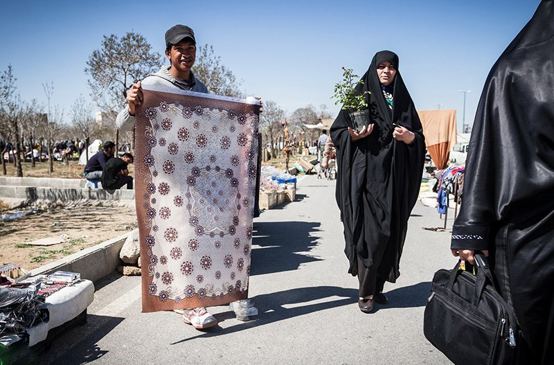 رونق بازار دستفروشها