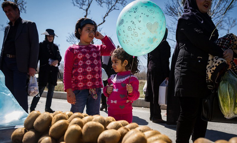 رونق بازار دستفروشها