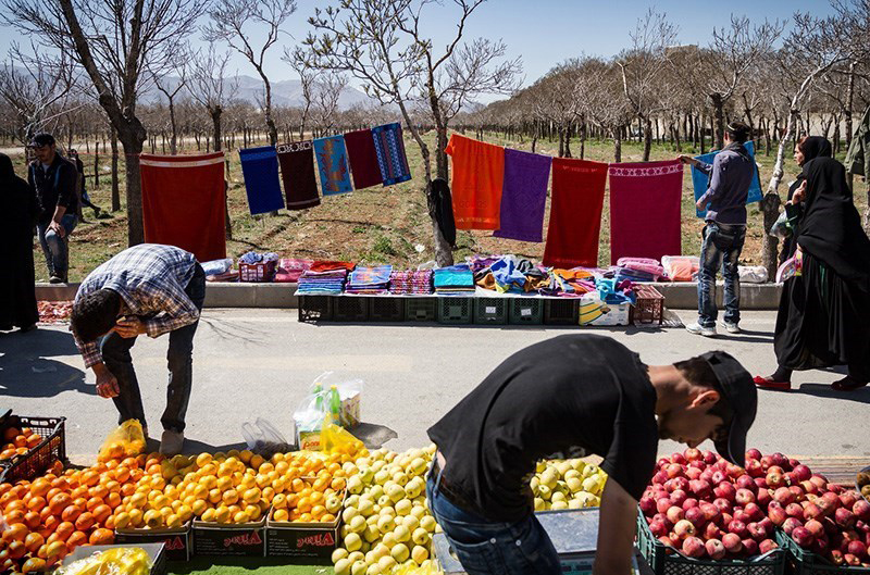 رونق بازار دستفروشها