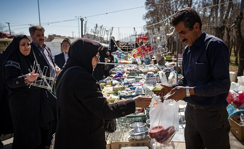 رونق بازار دستفروشها