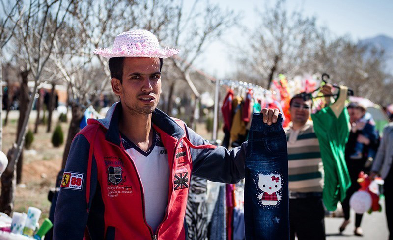 رونق بازار دستفروشها