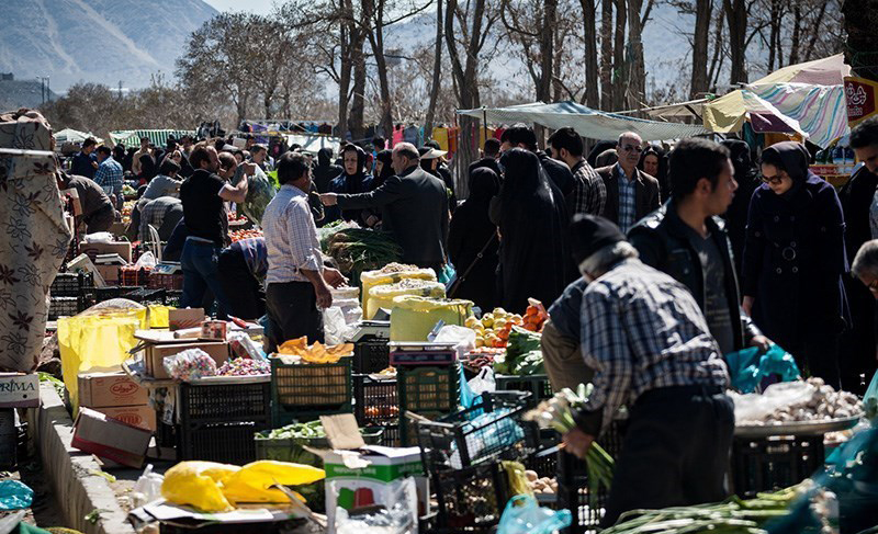 رونق بازار دستفروشها