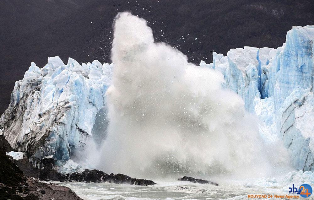 فروریختن طاق یخی در آرژانتین