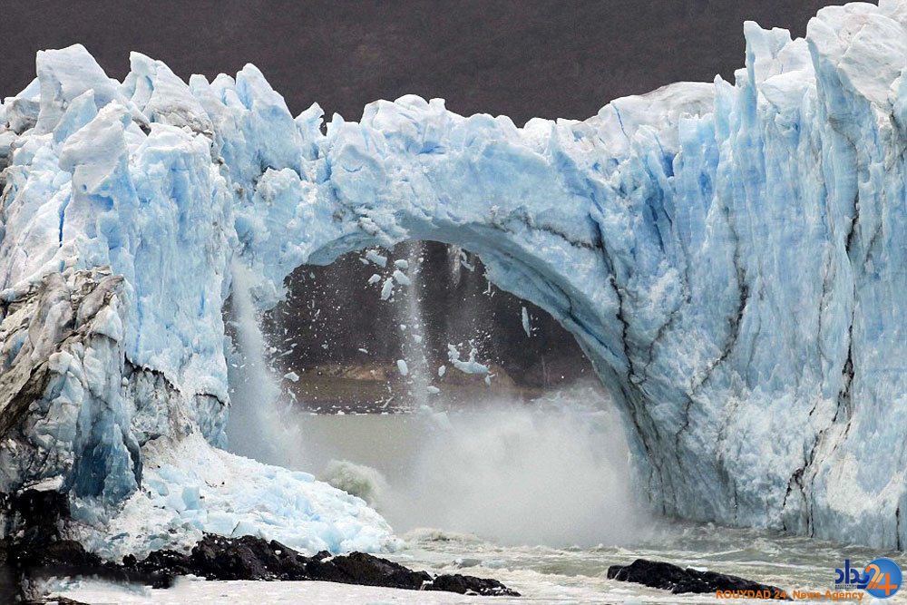 فروریختن طاق یخی در آرژانتین