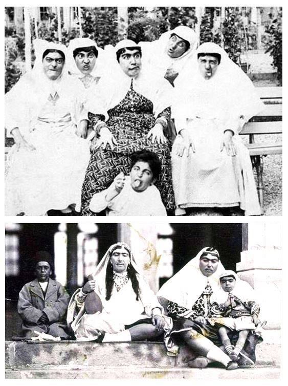 زنان شوخ طبع دربار قاجار (تصویر)